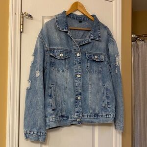 SHEIN Classic Blue Denim Jacket